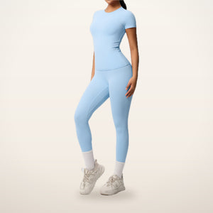 CloudSoft Fitted Tee | Velvetella