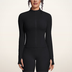 CloudSoft Fitted Zip Jacket | Velvetella
