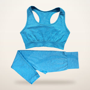 Seamless Crop Top & Legging Set | Velvetella