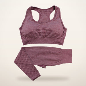Seamless Crop Top & Legging Set | Velvetella