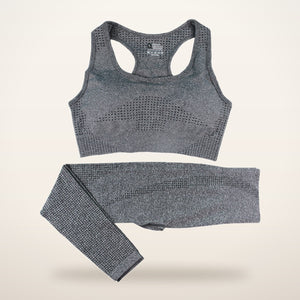 Seamless Crop Top & Legging Set | Velvetella