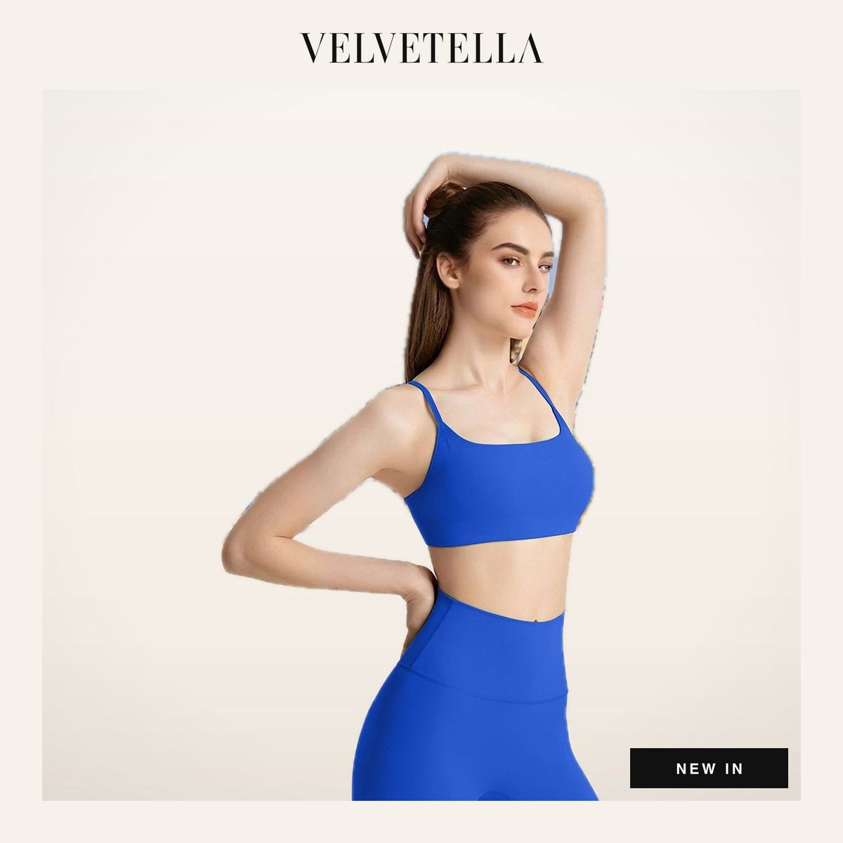 Studio Cross-Back Bra | Velvetella