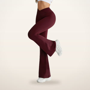 Studio Crossover Flare Pant | Velvetella