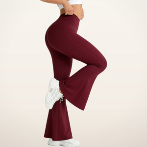 Studio Crossover Flare Pant | Velvetella