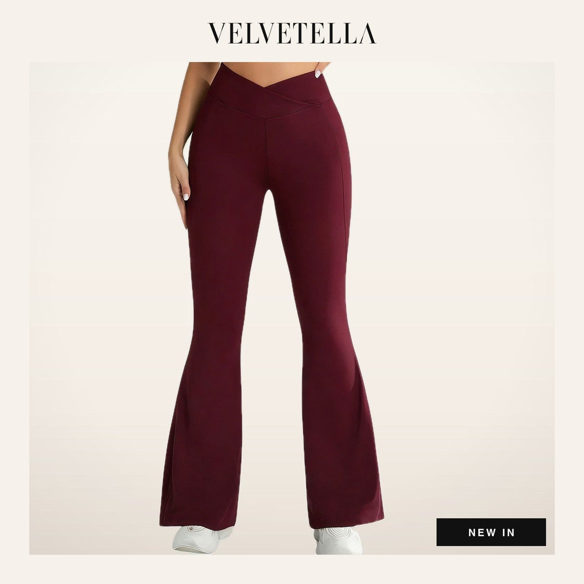 Studio Crossover Flare Pant | Velvetella