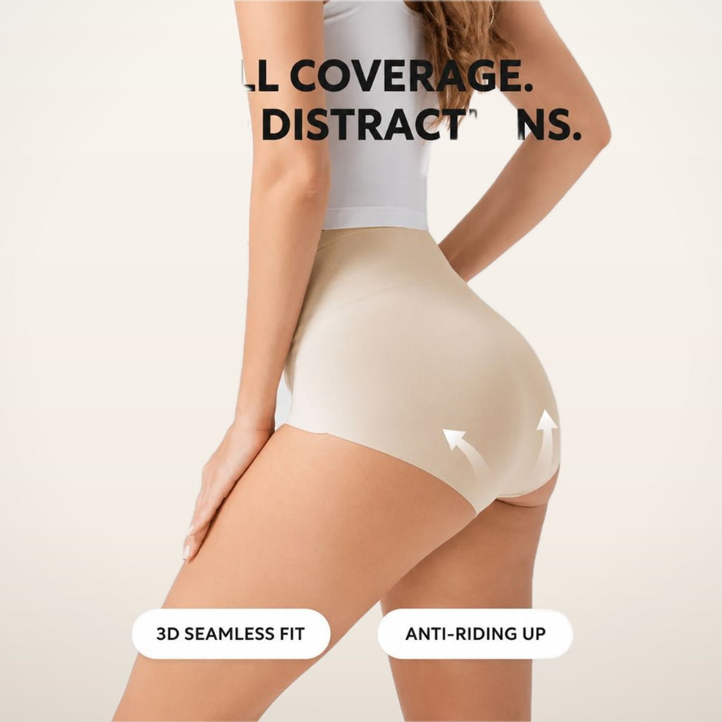 5-Pack Seamless No-Show High-Waisted Panties | Velvetella