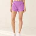 AirMove 2-in-1 Mesh Short in Purple – front | Velvetella