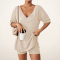 Casual Vibe Comfy Oversized 2-Piece Lounge Set | Velvetella