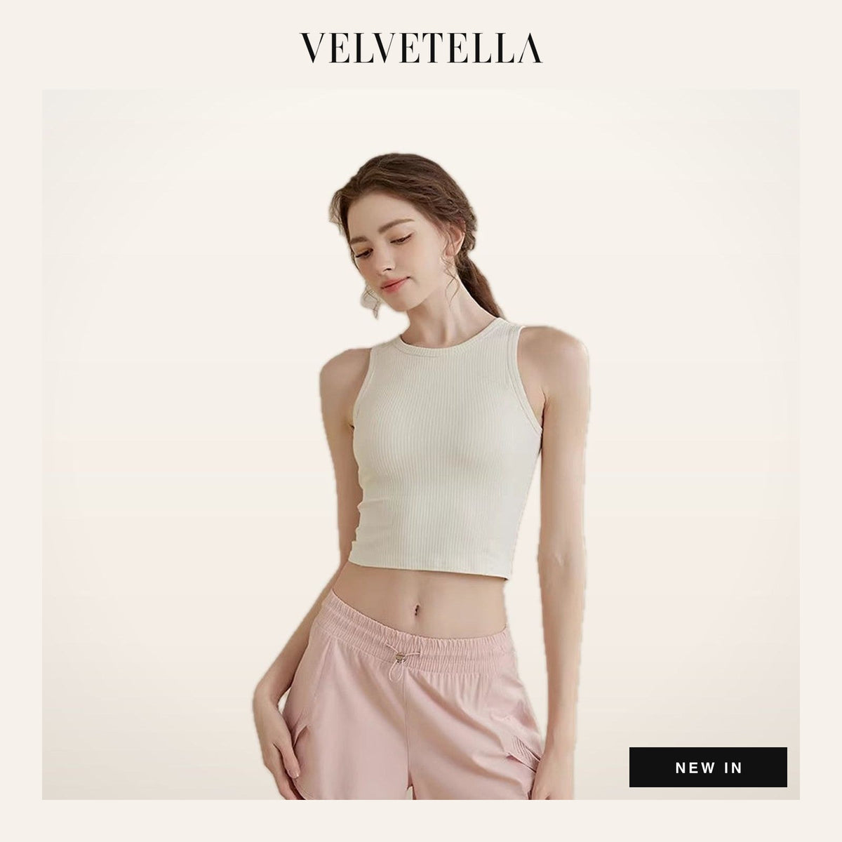 CloudSoft Built-In Bra Tank | Velvetella