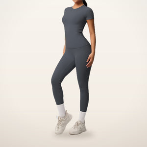 CloudSoft Fitted Tee | Velvetella