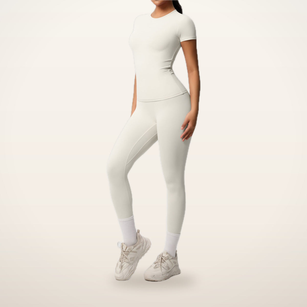 CloudSoft Fitted Tee | Velvetella