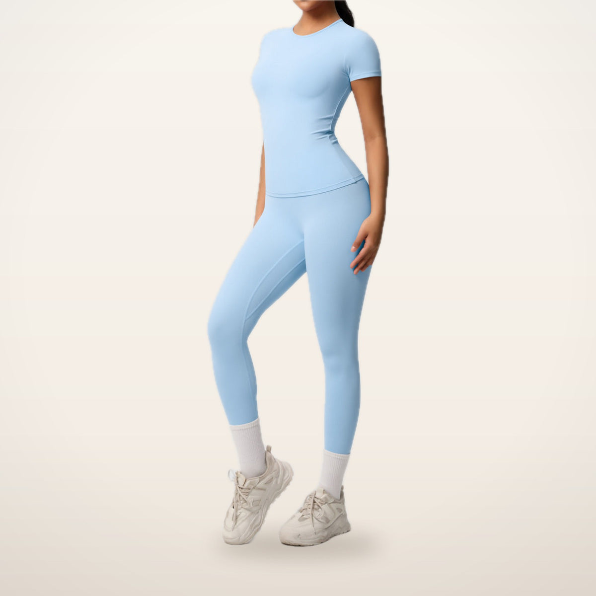 CloudSoft Fitted Tee | Velvetella
