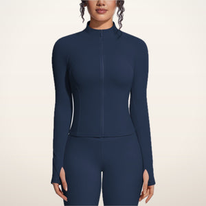 CloudSoft Fitted Zip Jacket | Velvetella