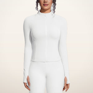 CloudSoft Fitted Zip Jacket | Velvetella