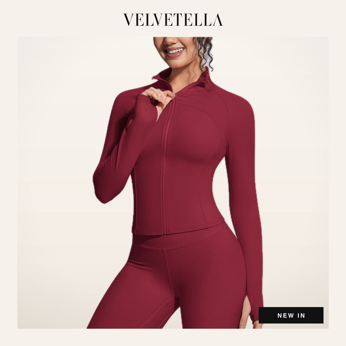 CloudSoft Fitted Zip Jacket | Velvetella