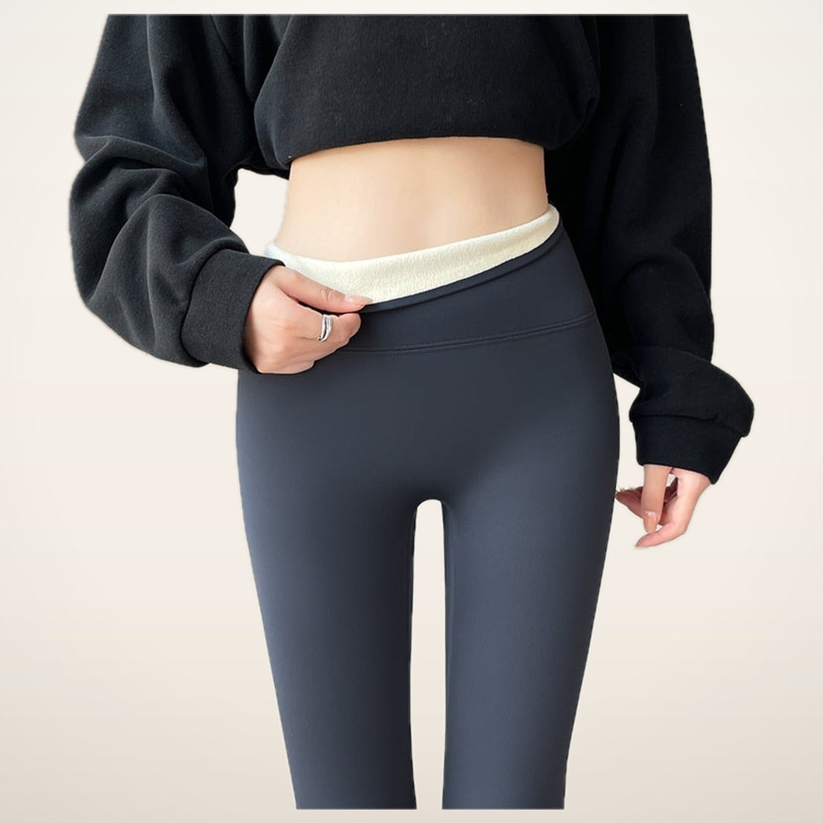 CloudSoft Fleece-Lined Legging | Velvetella