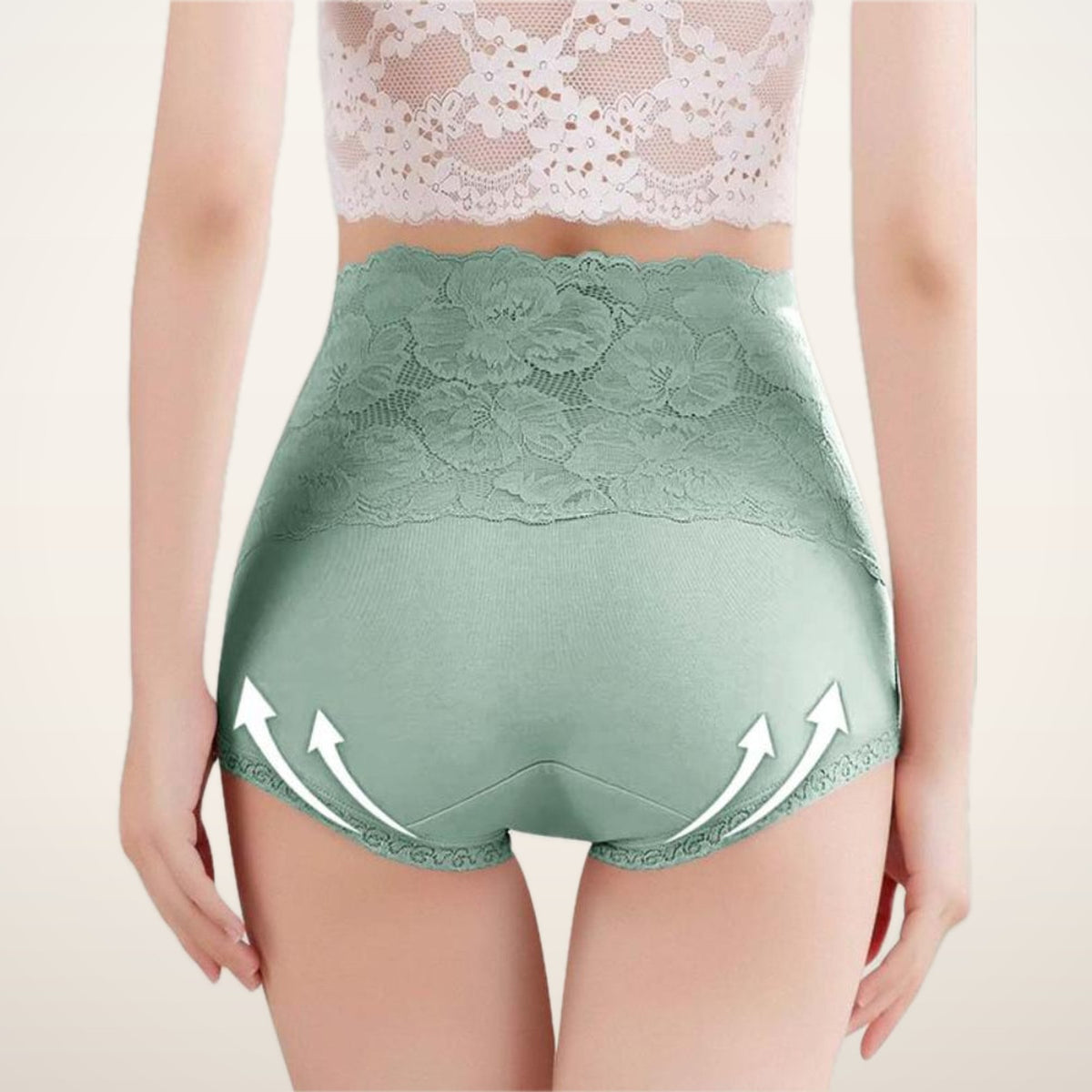 Coco Lace-Trim High-Waist Briefs · Set of 5 | Velvetella