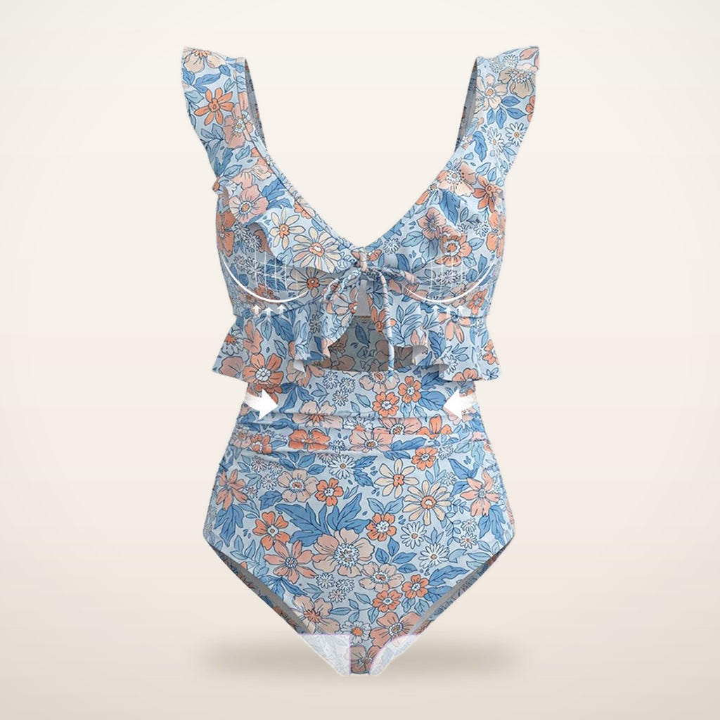 Confidence-Boosting V-Neck Swimsuit | Velvetella