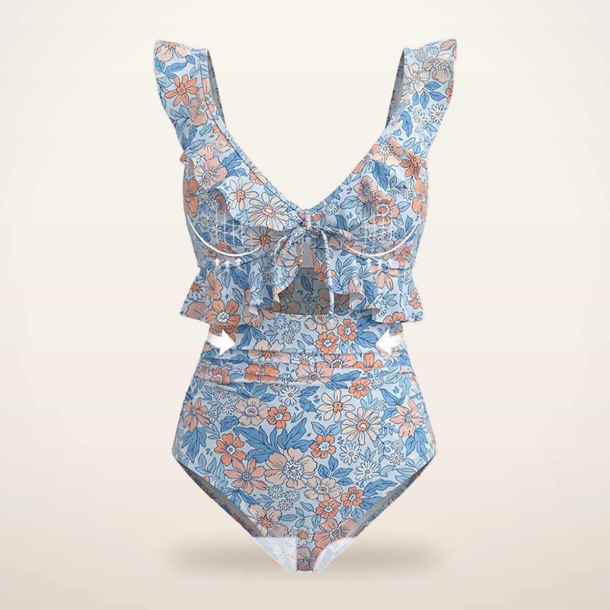 Confidence-Boosting V-Neck Swimsuit | Velvetella
