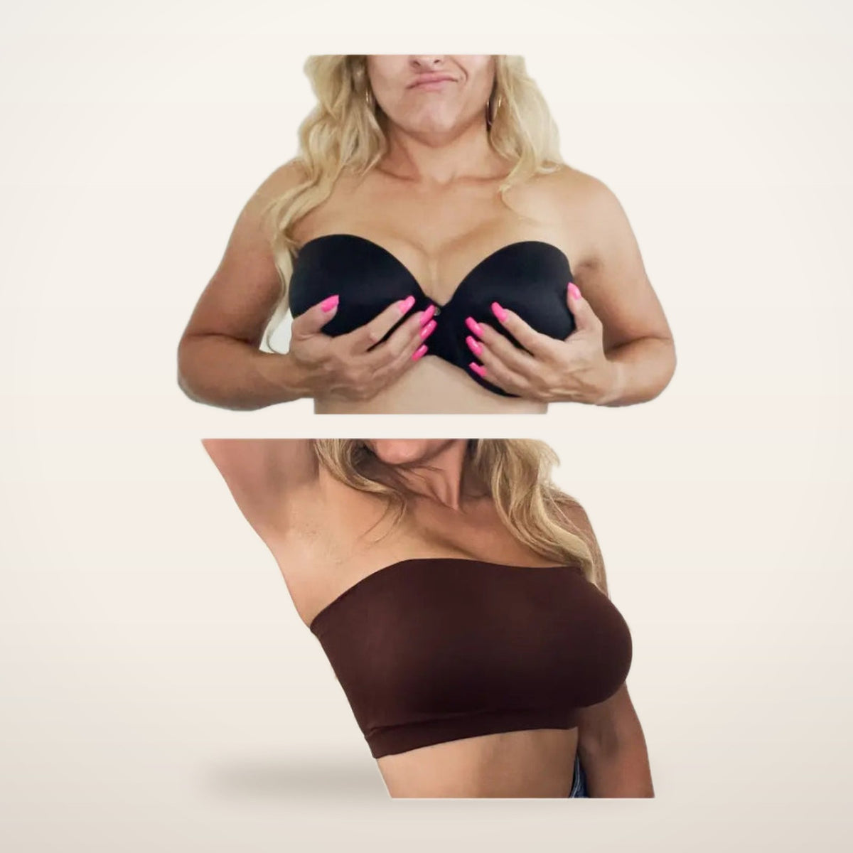 Bea Convertible Anti-Slip Bandeau Bra | Velvetella
