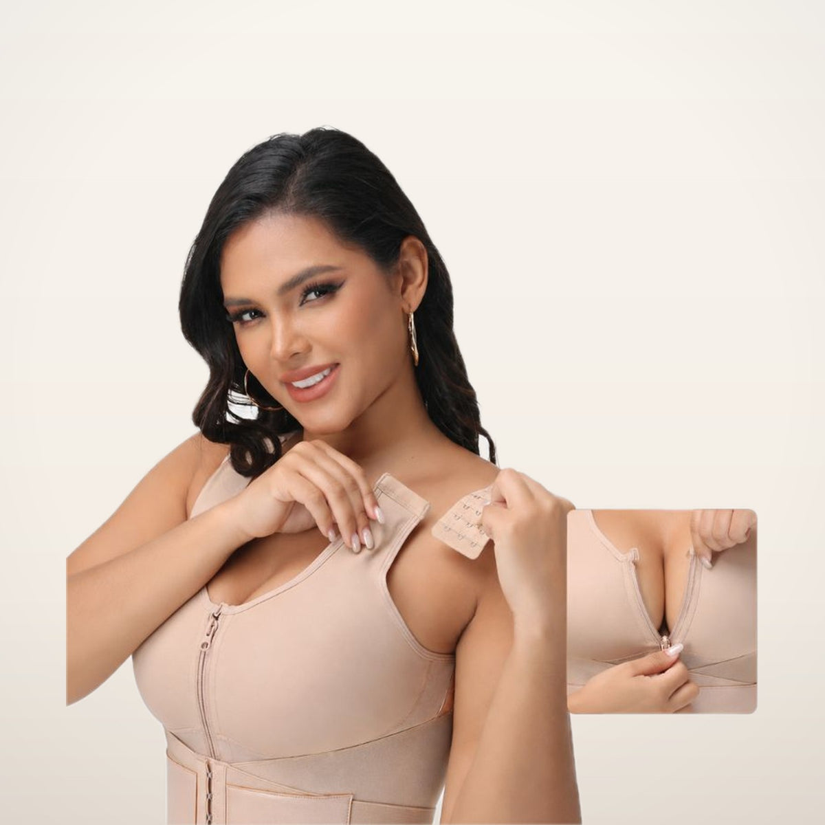 Thea Built-In Bra Waist Trainer Vest | Velvetella