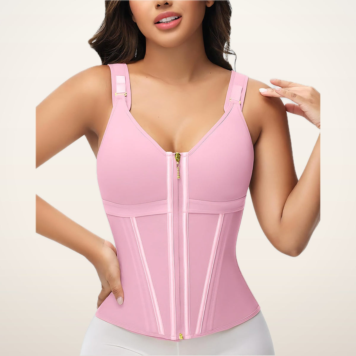 Aria Double-Layer Built-In Bra Shaper | Velvetella