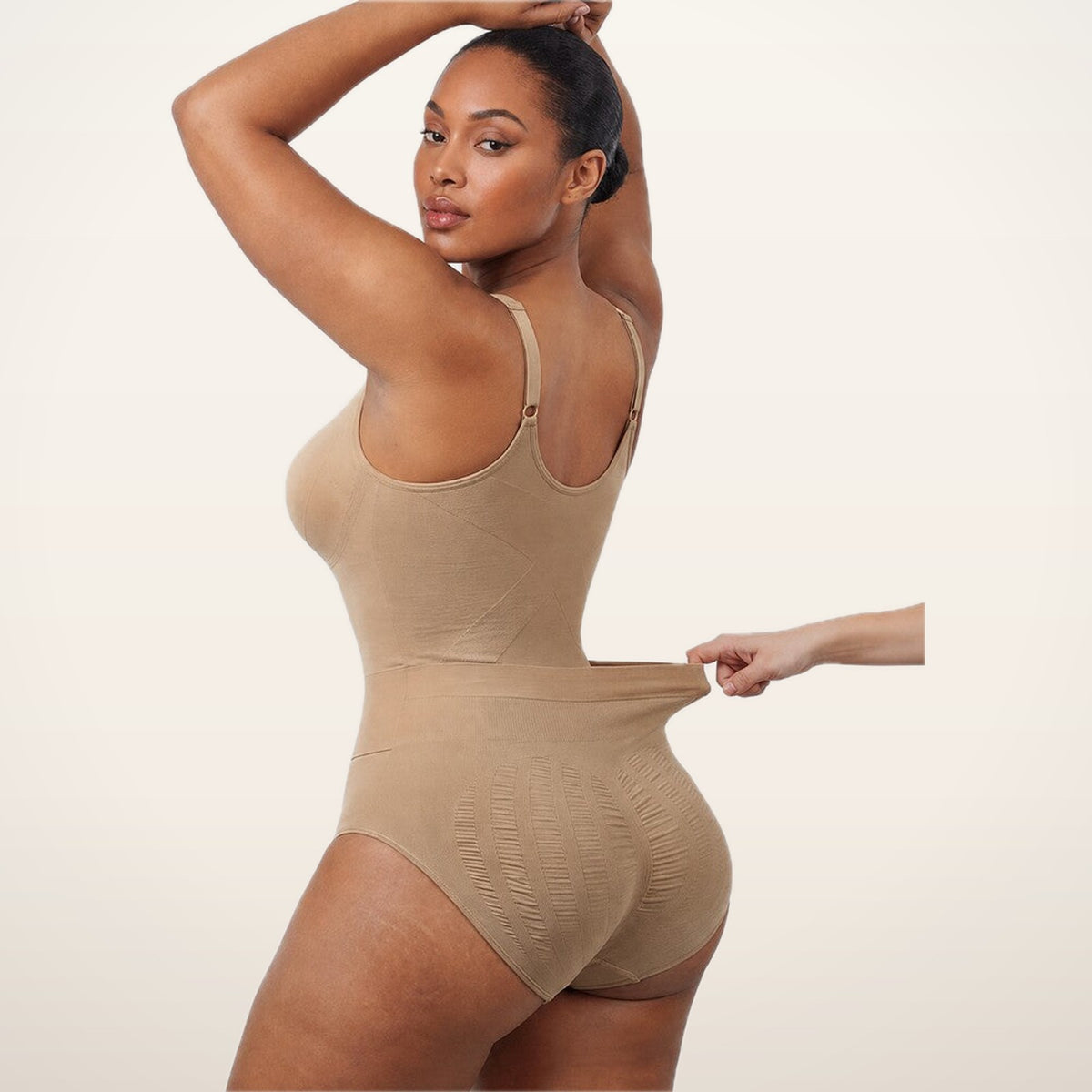 Easyslide™ Deep V Camisole Bodysuit Shapewear | Velvetella
