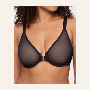 All-Day Comfort Front Closure Mesh Bra | Velvetella