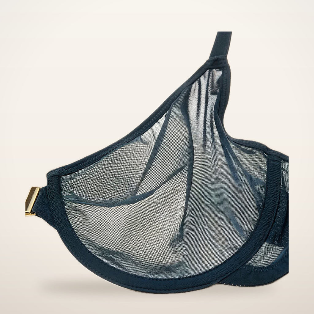 All-Day Comfort Front Closure Mesh Bra | Velvetella