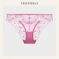 Gradient Floral Lace Sheer Mesh Briefs | Velvetella