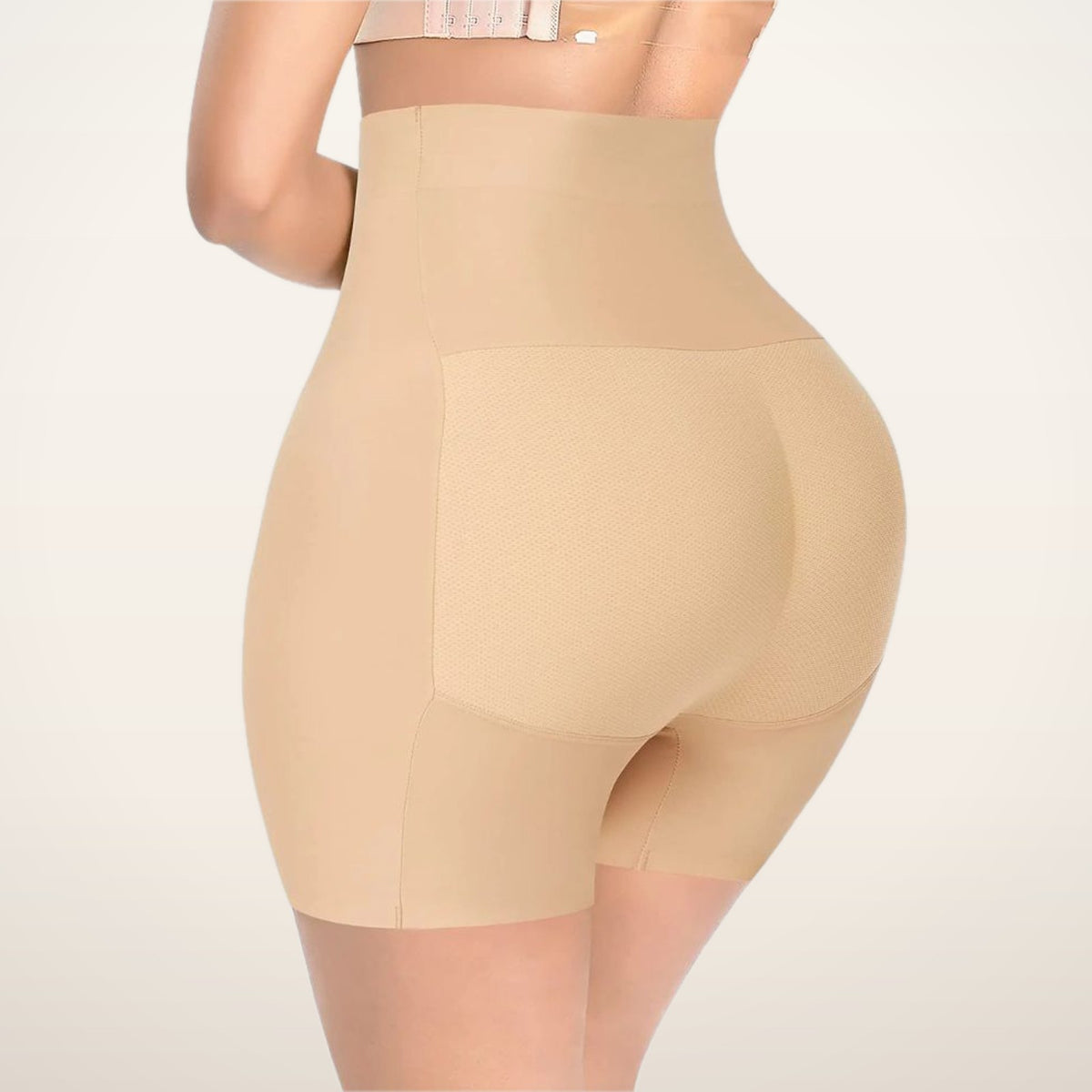 High-Waist Padded Butt-Lifting Shaping Shorts | Velvetella