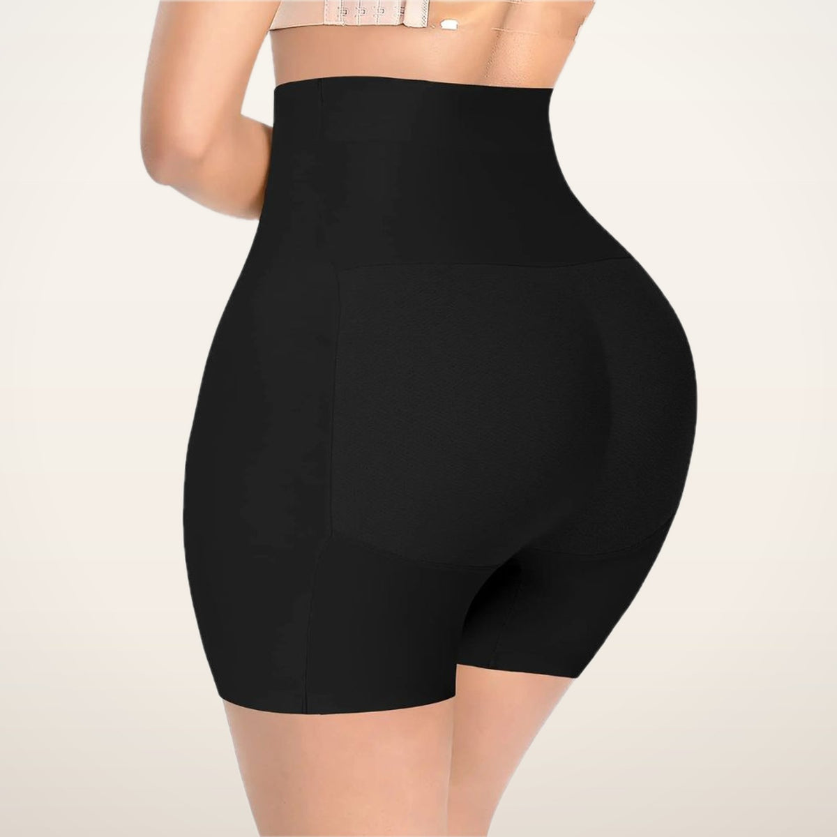 High-Waist Padded Butt-Lifting Shaping Shorts | Velvetella