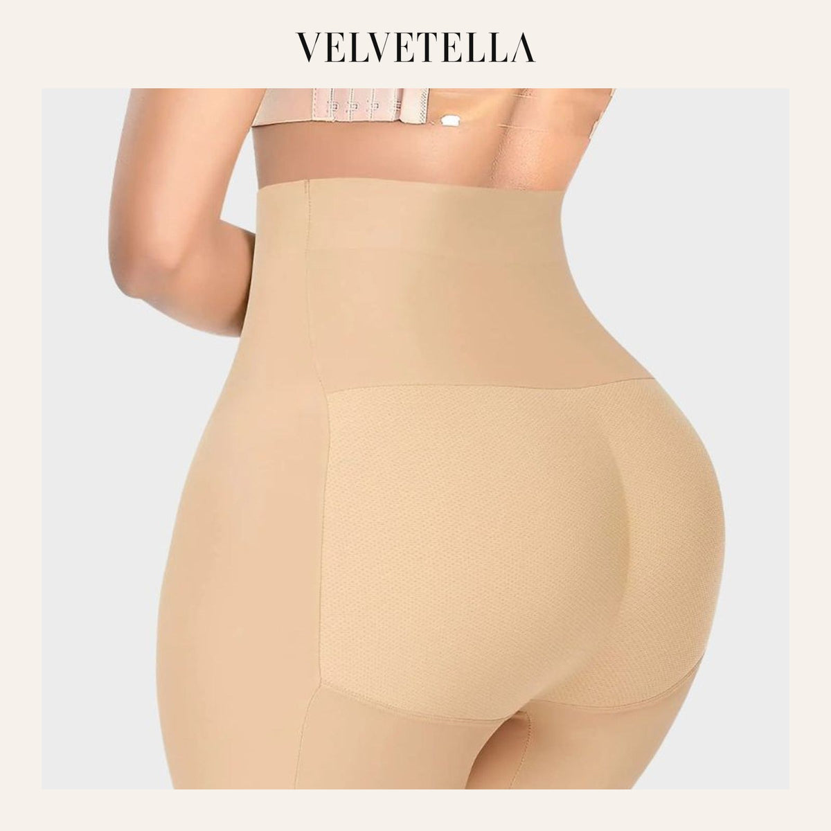 High-Waist Padded Butt-Lifting Shaping Shorts | Velvetella
