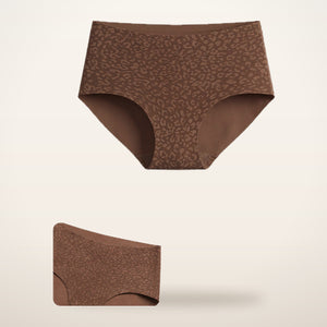Esme Leopard Smoothing Briefs · Set of 6 | Velvetella