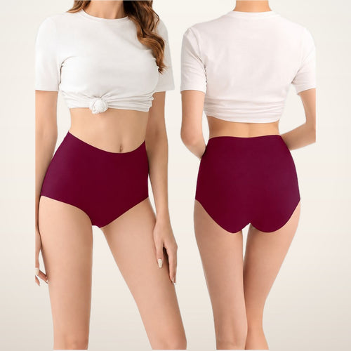 5-Pack High-Waist Seamless No-Show Briefs | Velvetella