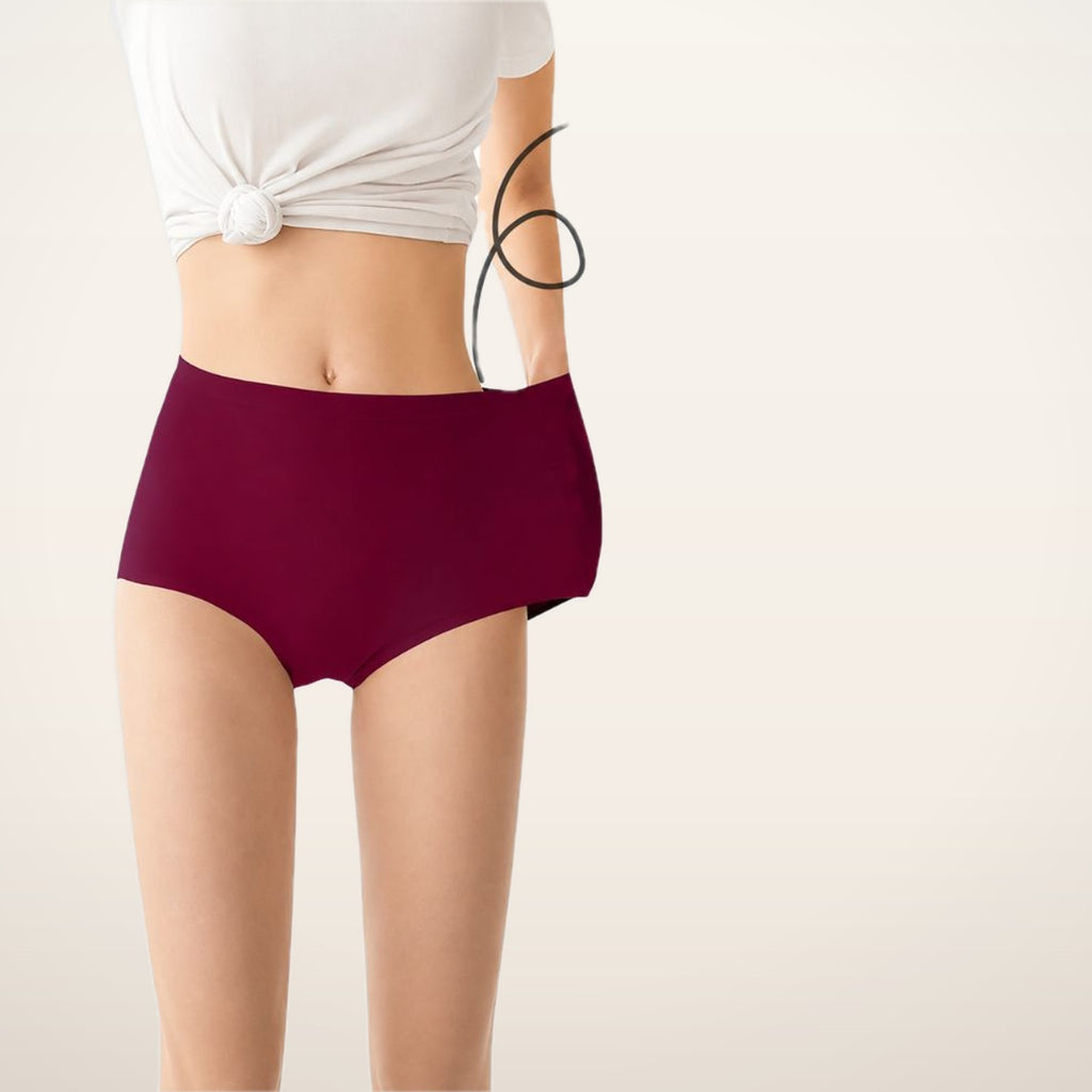 5-Pack High-Waist Seamless No-Show Briefs | Velvetella