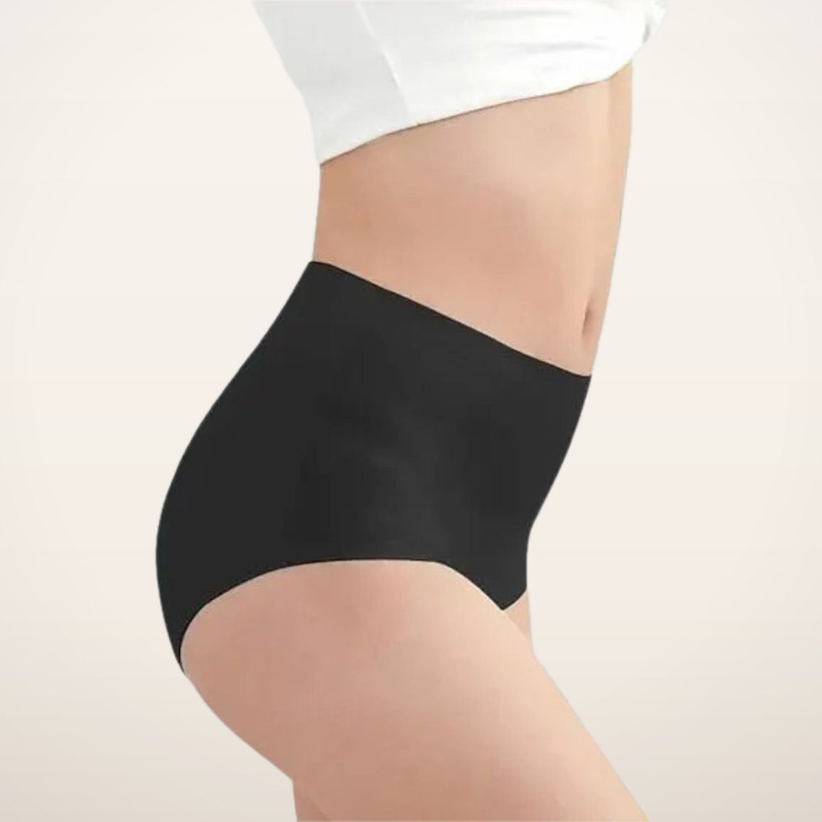 5-Pack High-Waist Seamless No-Show Briefs | Velvetella