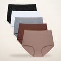 5-Pack High-Waist Seamless No-Show Briefs | Velvetella