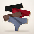 Esme High-Waist Seamless No-Show Thong | Velvetella