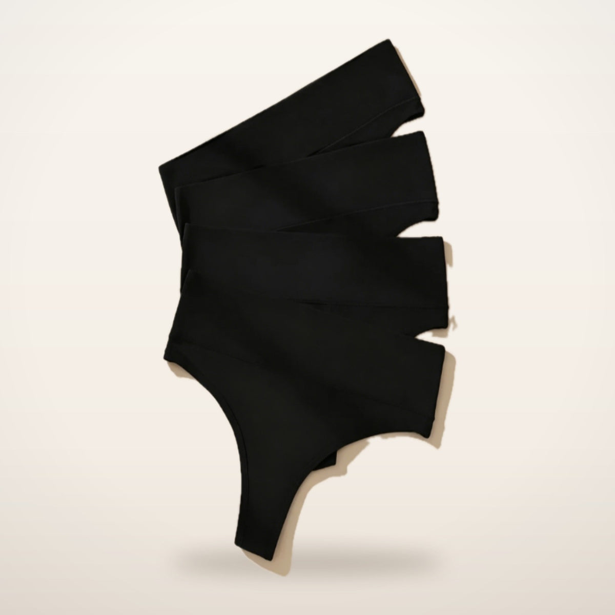 Esme High-Waist Seamless No-Show Thong | Velvetella