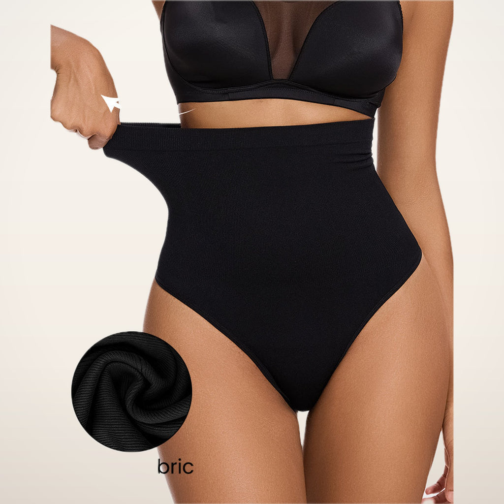 Esme High-Waist Smoothing Thongs · Set of 2 | Velvetella