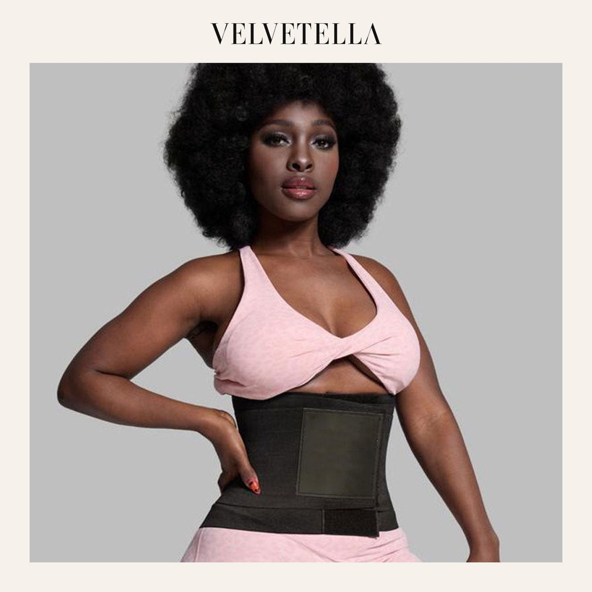 Hourglass Girdle – Adjustable Women's Waist Trainer | Velvetella