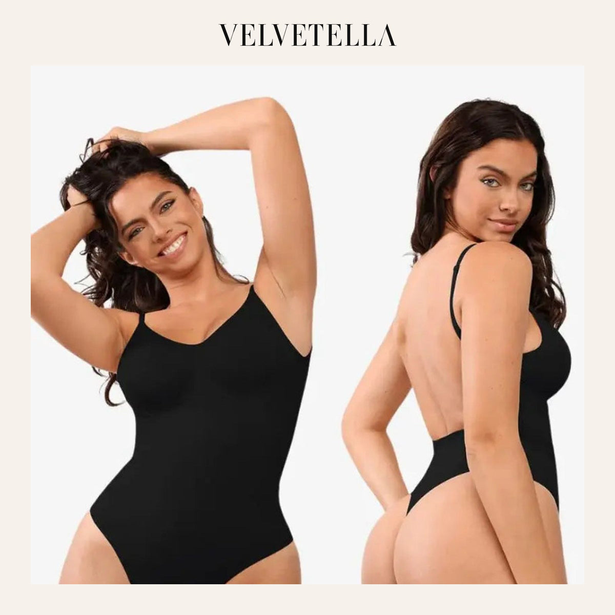 Low Back Seamless Tummy Control Bodysuit Shapewear | Velvetella