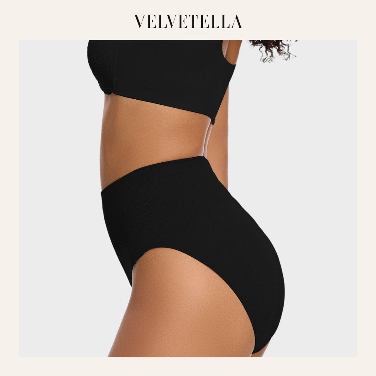 Mid-Waist Tummy Control Brief Panty (2 Pack) | Velvetella