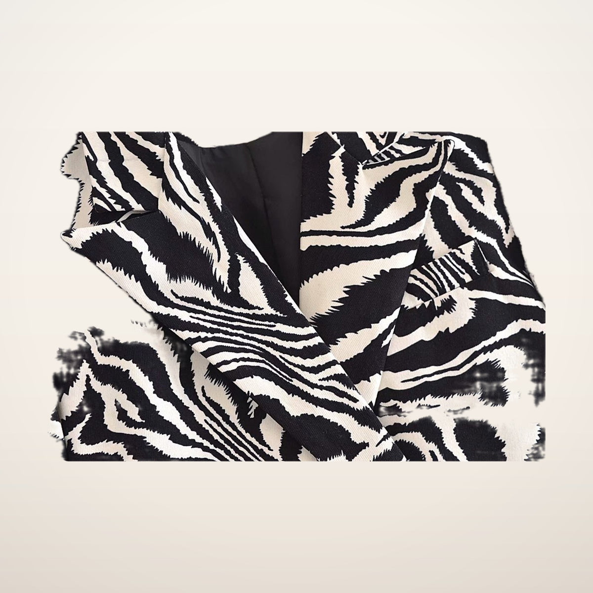Mira Zebra Print Blazer | Velvetella