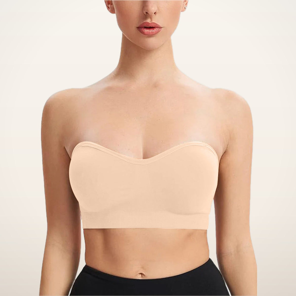 Bea Anti-Slip Strapless Bandeau Bra | Velvetella