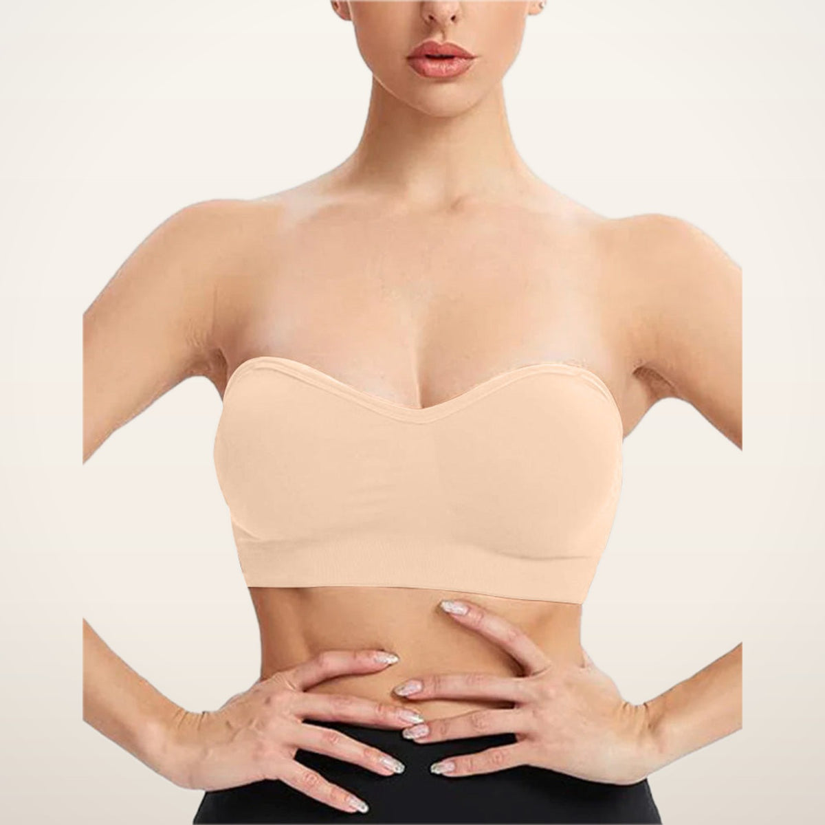 Bea Anti-Slip Strapless Bandeau Bra | Velvetella