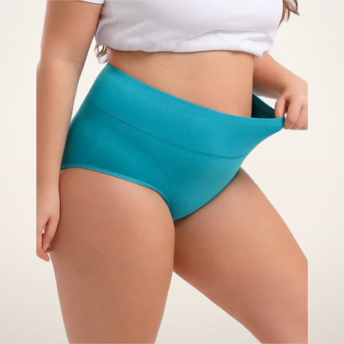 Coco Curve Cotton High-Rise Briefs · Set of 4 | Velvetella