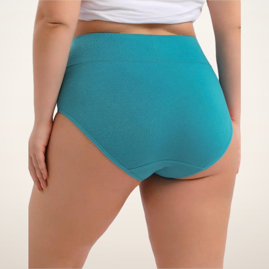 Coco Curve Cotton High-Rise Briefs · Set of 4 | Velvetella