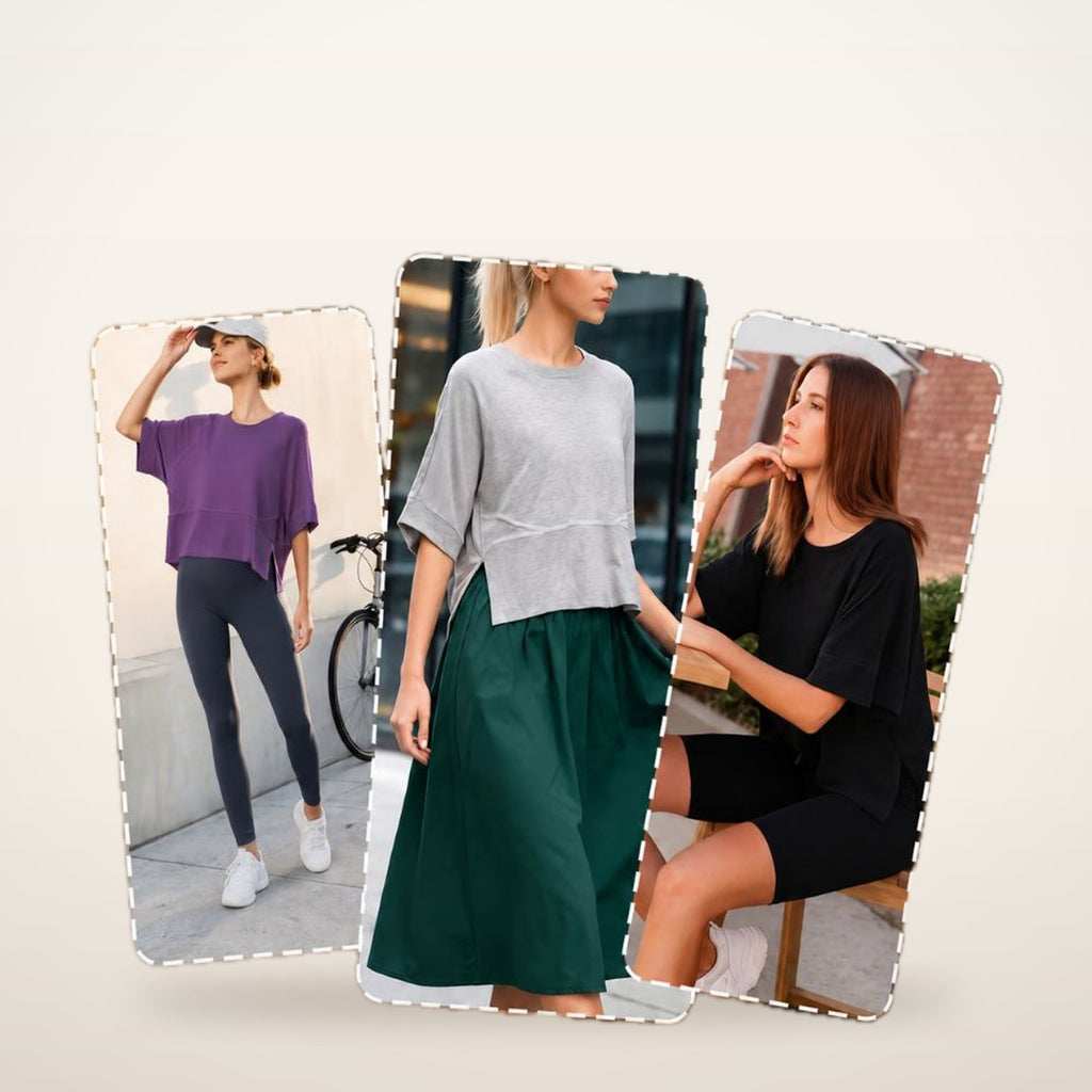 Relaxed Flared Sleeve T-Shirt | Velvetella